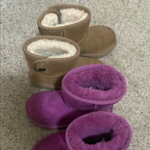 UGG Kids Boots - Purple and Brown